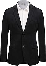 PJ PAUL JONES Mens Corduroy Blazer Jackets Slim Fit Two Button Casual Sports Coat