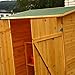 Melko Gerätehaus aus Fichtenholz mit Bitumendach Gartenschrank 162 x 140 x 75 cm Geräteschrank Geräteschuppen für Garten, Terrasse & Balkon Werkzeugschrank