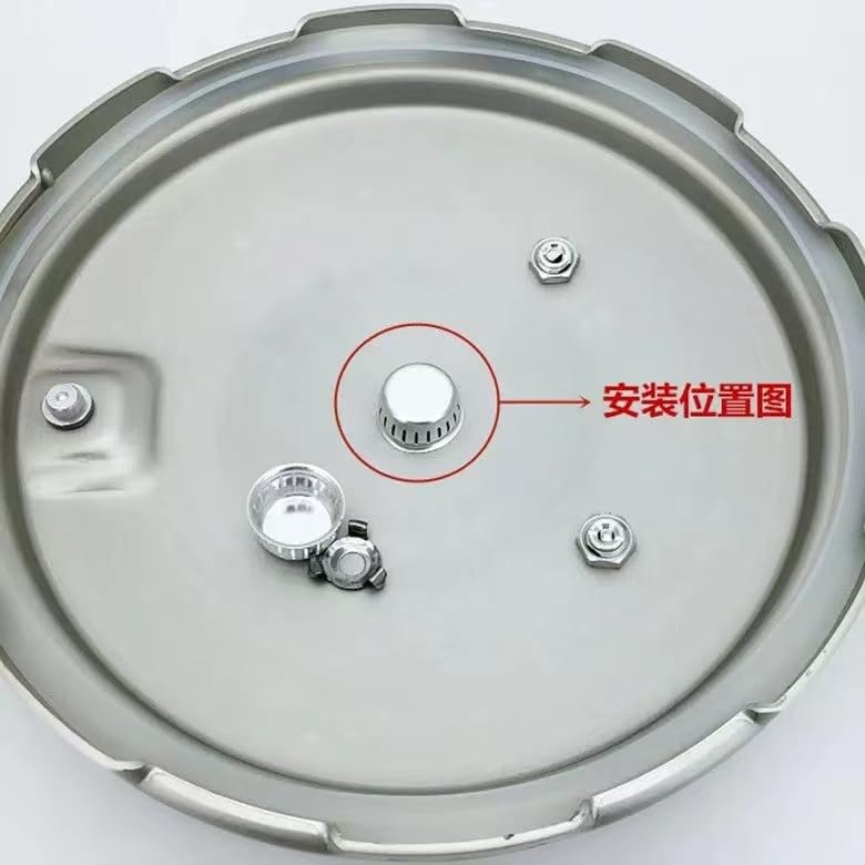 Kit Universal de accesorios para olla a presión con tapa anti-obstrucción de acero inoxidable y soporte invertido - Piezas de repuesto miniatura 3