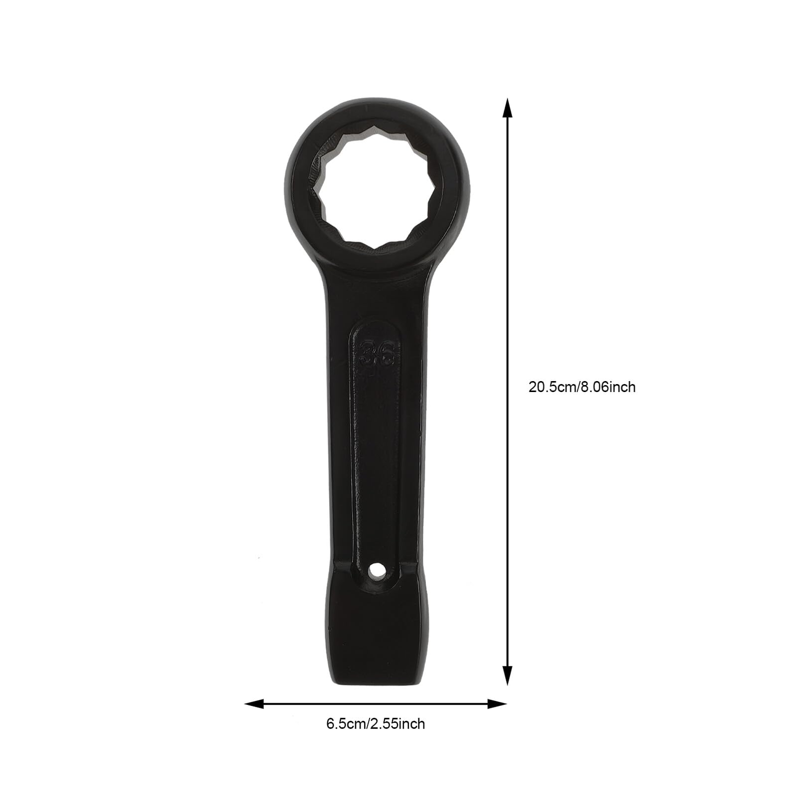 Baluue Clé à Cliquet Robuste en Acier 36mm, Légère et Adaptée aux Espaces Restreints, pour L'entretien Mécanique et Automobile