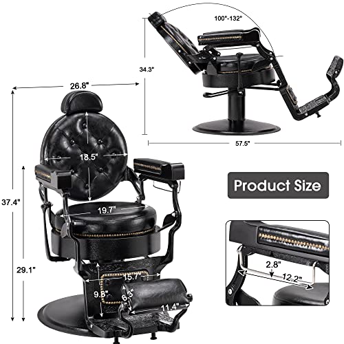 BarberPub-Vintage-Barber-Chair-Heavy-Duty-Metal-Frame-All-Purpose-Hydraulic-Recline-Salon-Beauty-Spa-Chair-Styling-Equipment-9207-All-Black