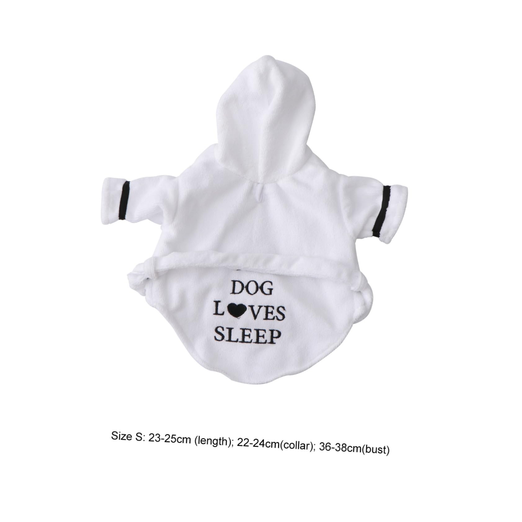 BESPORTBLE 3stücke Fast Dry Haustier Bademantel Mit Kapuze Super Saugfähiger Und Schnell Trocknender Schlafanzug Für Hunde Und Katzen s Weiß Nach Dem Baden Nässe