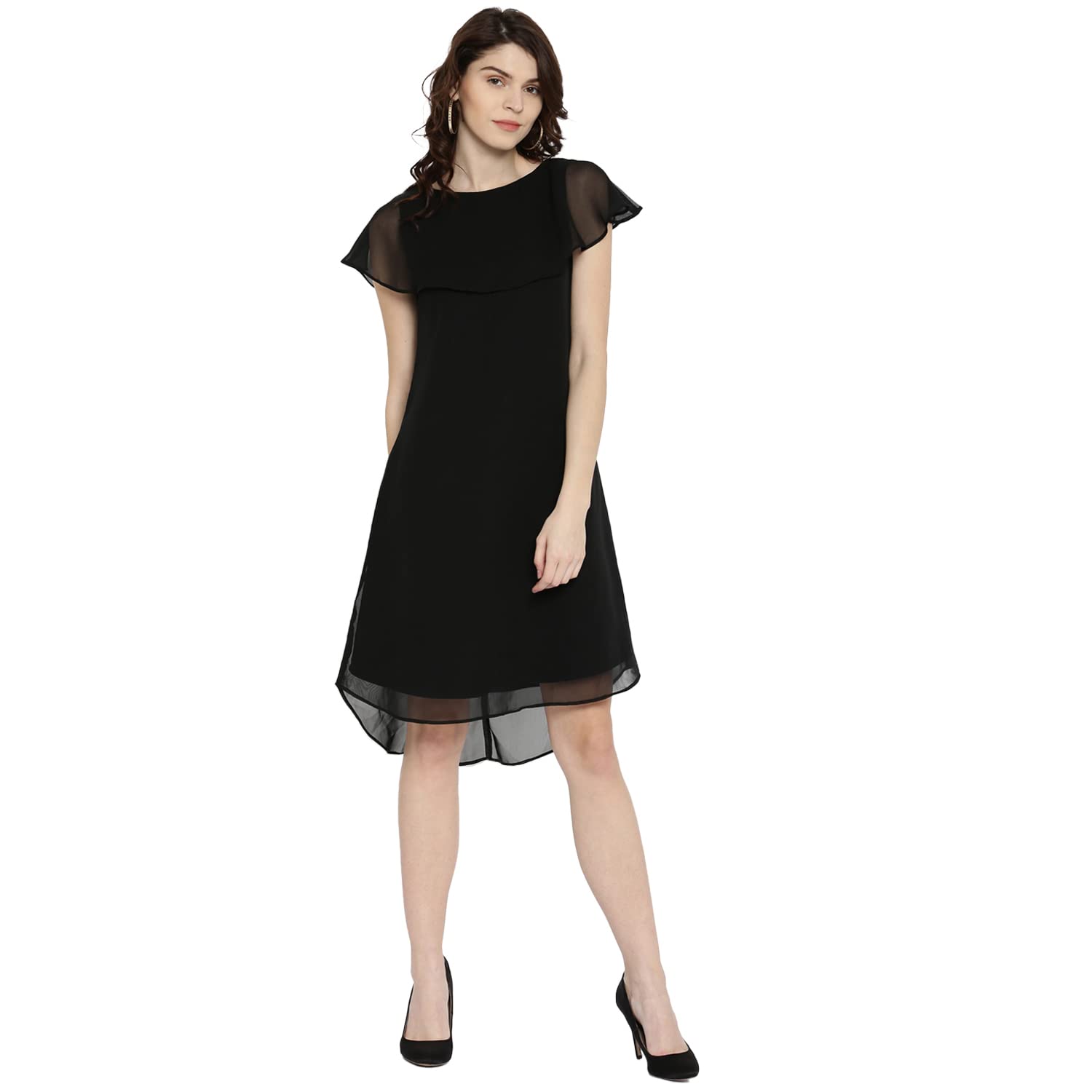 Rare Women's A-Line Dress (Ep1634A-Xl, Black, X-Large)