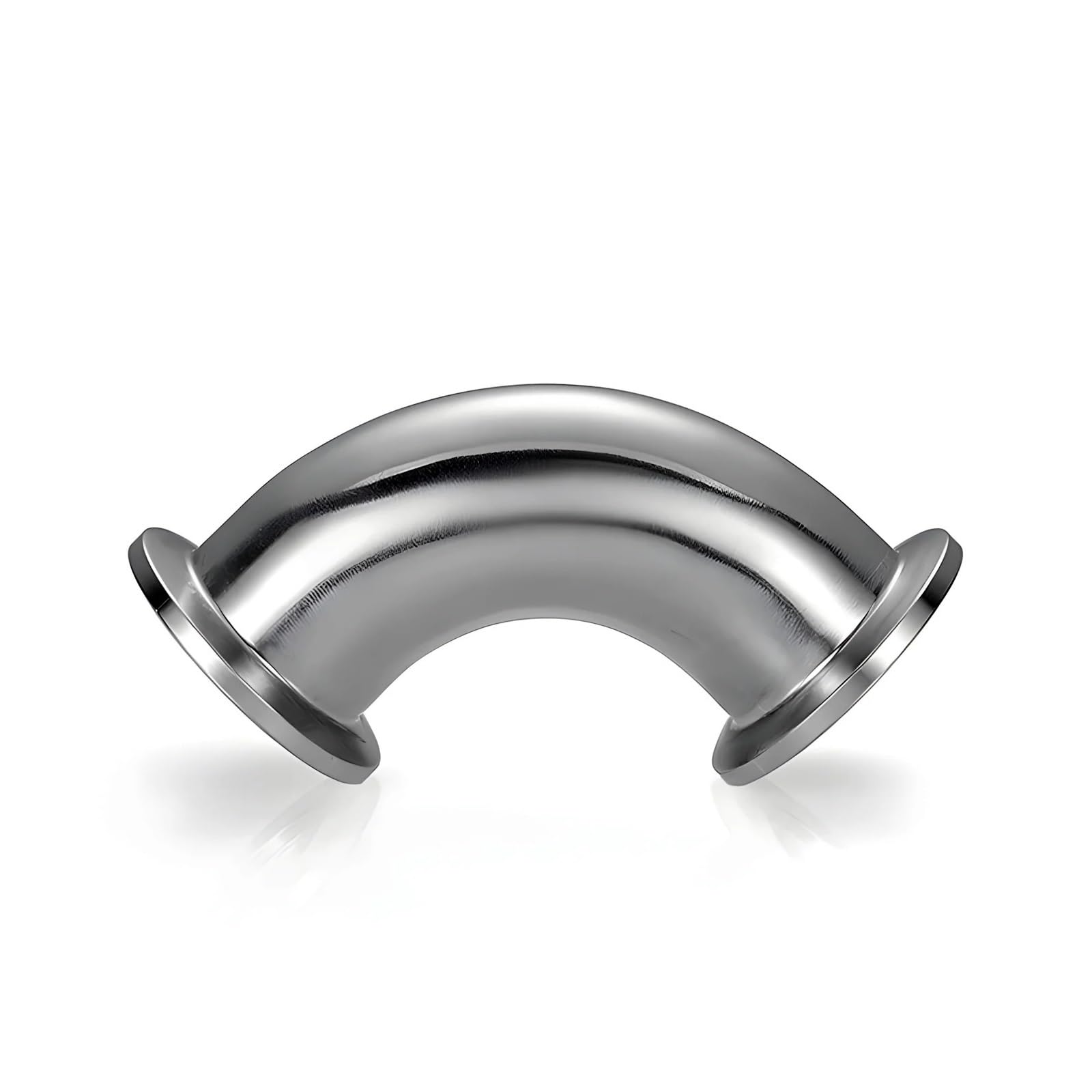 Zgposqkzsc One Color Kf16 Vacuum Fittings 304 Stainless Steel Elbow Flange Joints High-Pressure Clamp Connector