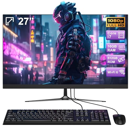 Image of 27inch All-in-One Computer Core i7 Processor 16GB DDR 512GB SSD