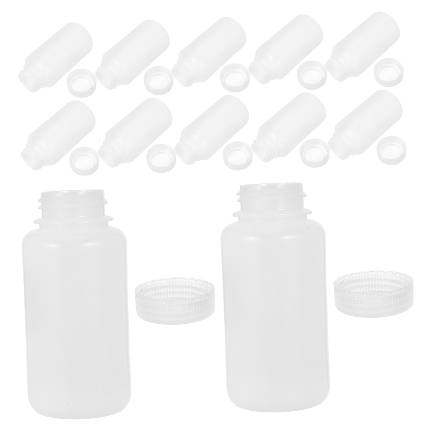 Mobestech Bottiglia per Reagenti da Laboratorio 250ml, Bocca Larga