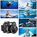 Sea frogs Camera Housing Compatible with Sony ZV-1, Waterproof IPX8 Rated, 40m/132ft Depth Protection Underwater Camera Case