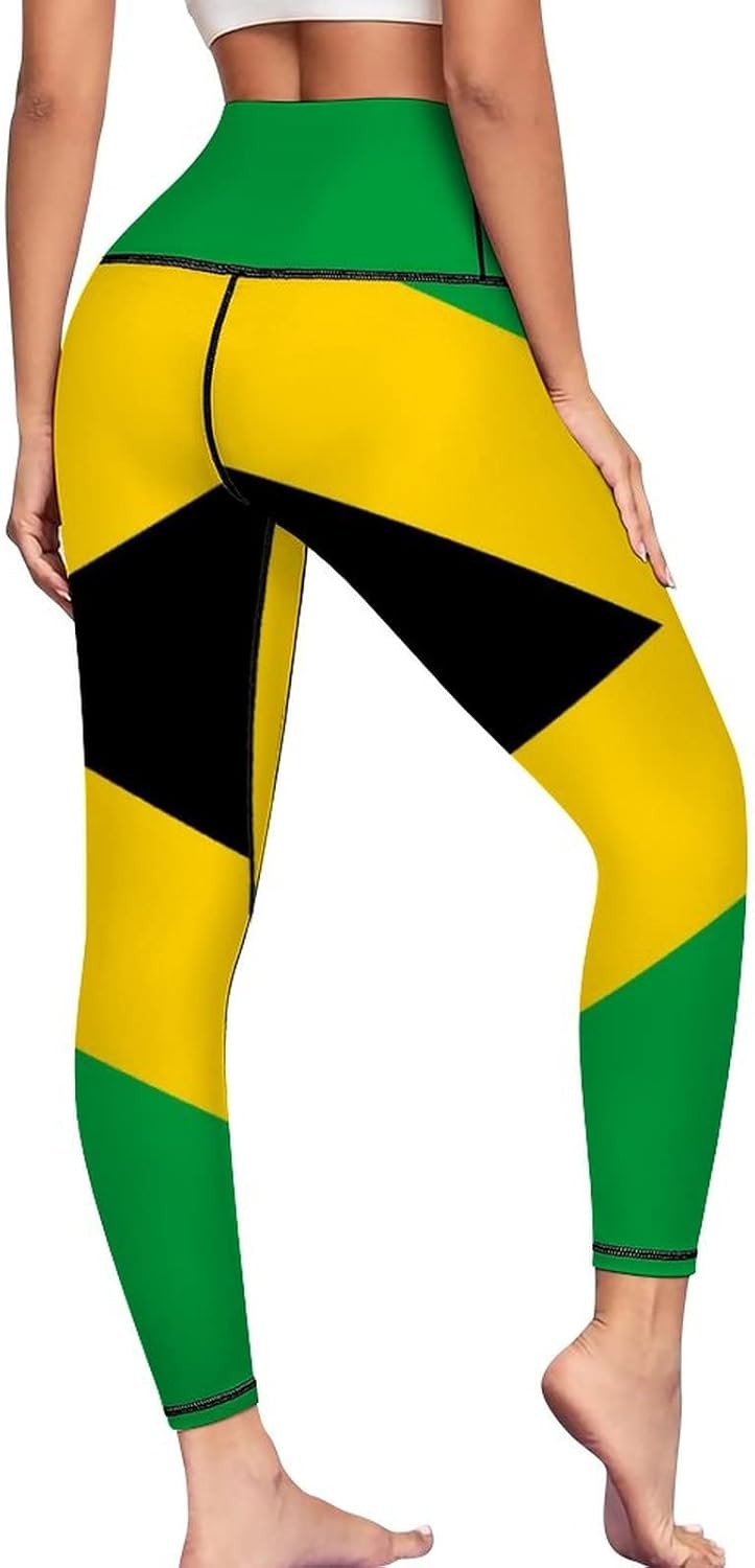 Leggings with 2 Pockets for Women High Waist Tummy Control Workout Running Yoga Pants