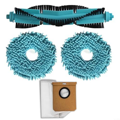 EXTRWORY Robot aspirador – Cepillo principal, trapos de fregona, juego de bolsa de polvo para Conga 20090 para ProAI para Infinity para corte de jabón y spa