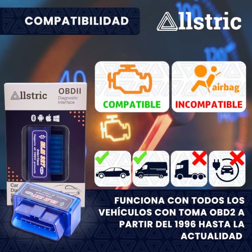 Obd2 Diagnosis Coche Multimarca. ELM 327 Lector y Herramienta de Análisis y Diagnostico. Obd2 Bluetooth OBD Original para Escaner. Maquina Diagnosis Coche de Fallos y Errores. - Imagen 4