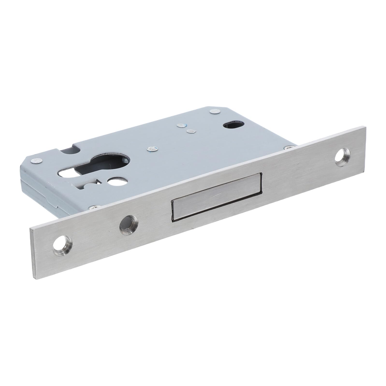 Cerradura de pestillo embutida silenciosa en acero inoxidable para puertas de aluminio