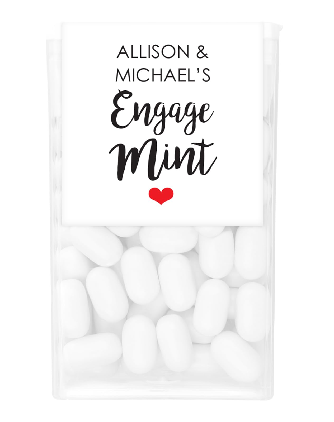 Engagement Favors Tic Tac LABELS Mint To Be, Bridal Shower Favors, Wedding Favors, Meant To Be Favors - Set of 24 Labels