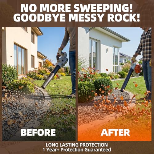 Shabebe Rock Glue with Sprayer-68OZ Ready to Use Mulch Bond for Landscaping, No Dilution Landscape Glue Spray for Rock, Pea Gravel, Weather Resistant Intertek Test, Pets Safe for Garden Beds by Shabebe - Image 2