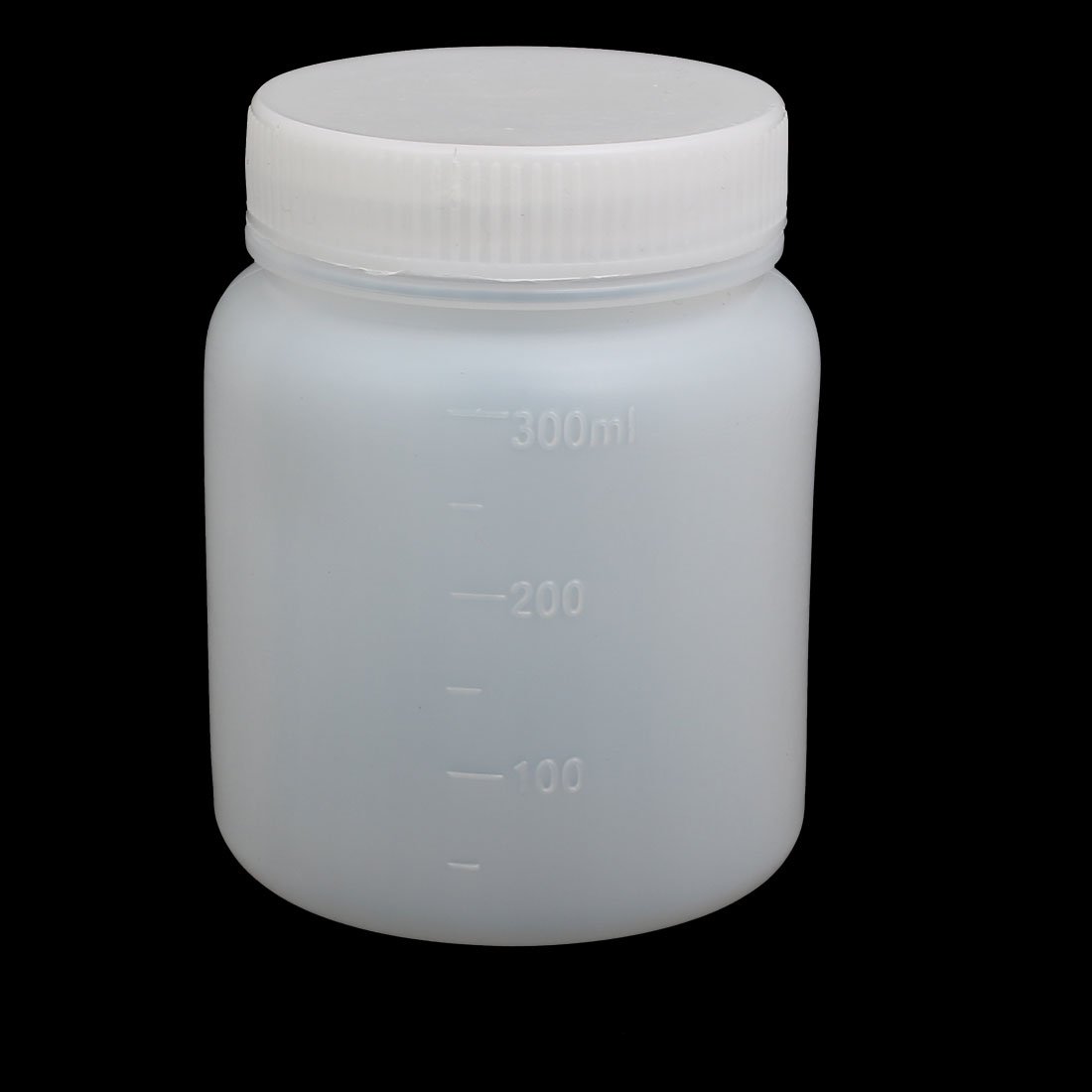 Aexit 2pcs (gauge) 300ml PE Plastic Wide Mouth Sealed Liquid