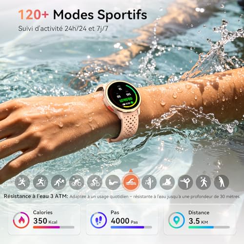 Montre connectée Samsung iPhone Android avec suivi sommeil et SpO2 - 3