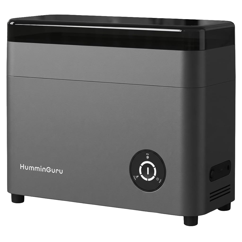 Ultrasonic Vinyl Record Cleaner- 40kHz Ultrasonic Vinyl Record Cleaning Machine with Auto Drying, Vinyl Record Cleaner Kit with Filters, 1Y Warranty (HG01 Dark Gray, 12 Inch)