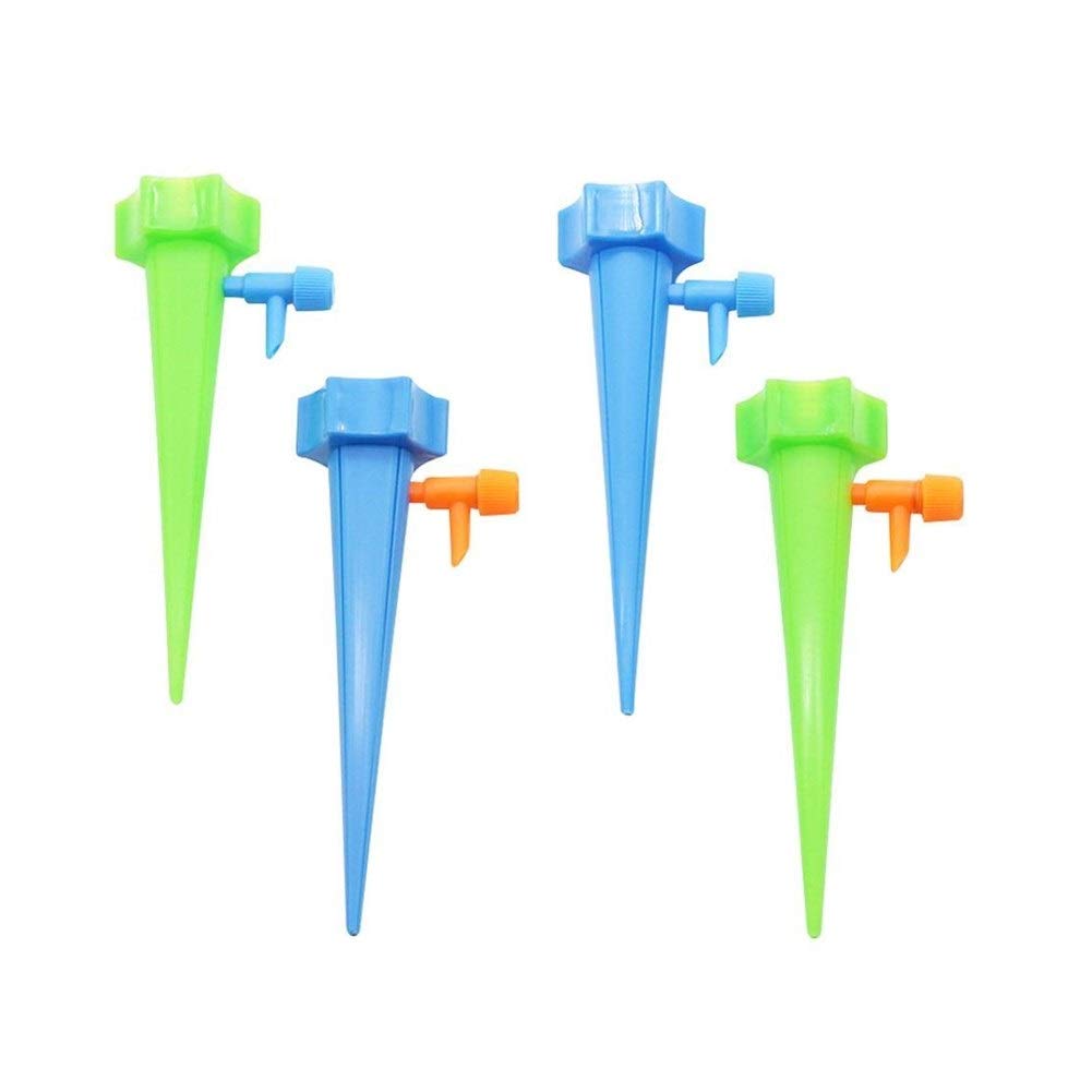 Kit tubo flessibile dell'irrinkler pianta Impianto Spiked Waterers con registrabile del dispositivo della valvola automatica Self-Watering Giardino Economia domestica irrigazione a goccia Strumenti 50