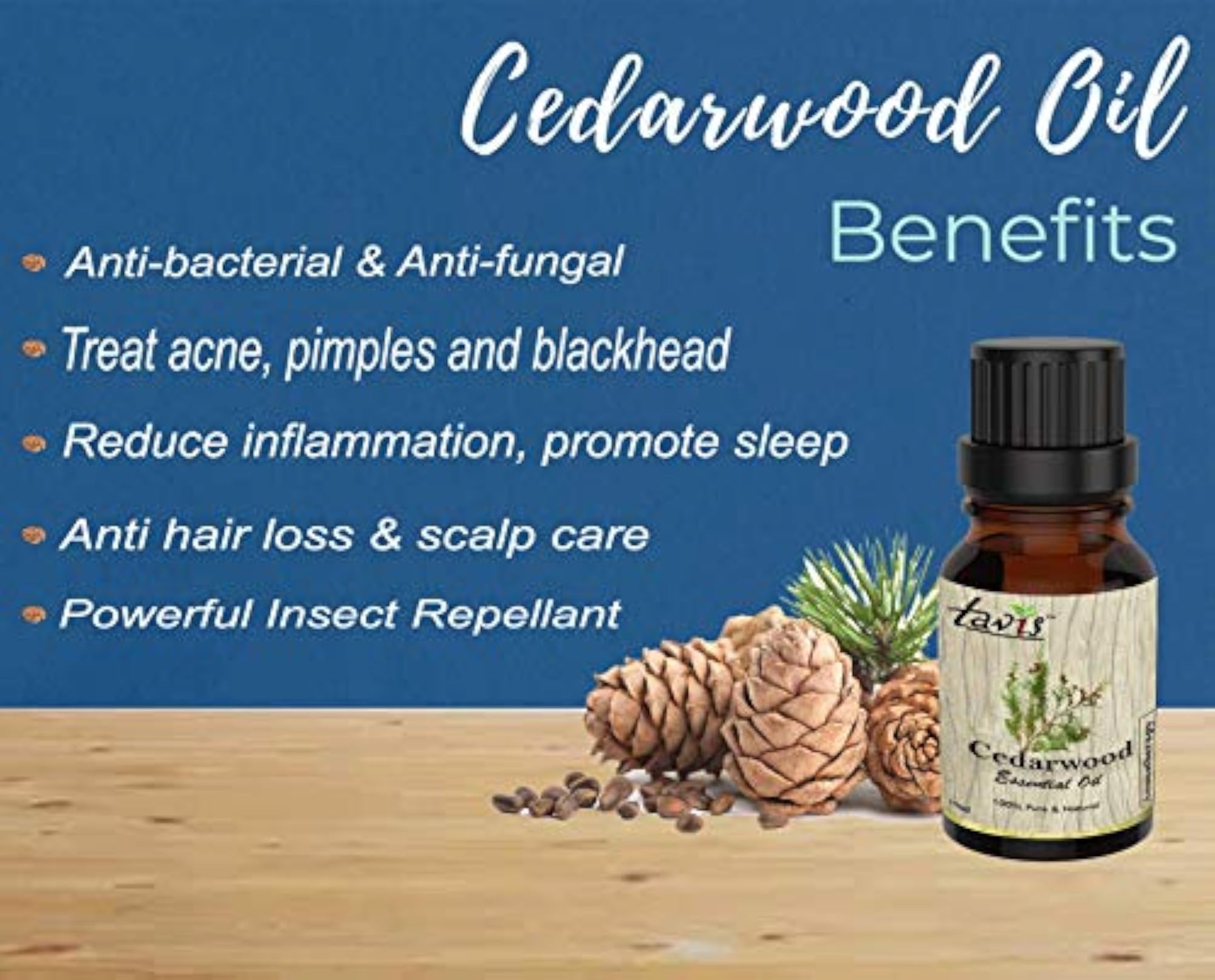 Cedarwood Essential Oil, 30ml