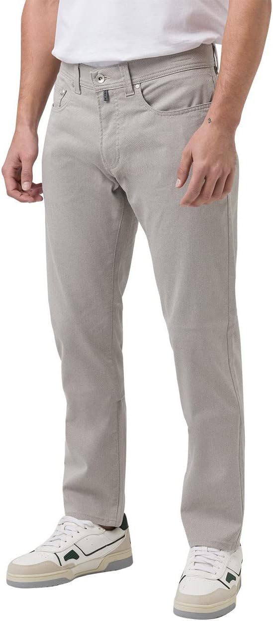 Pierre Cardin Corduroy broek in 5-pocketmodel, model 'Lyon' in beige online kopen | P&C