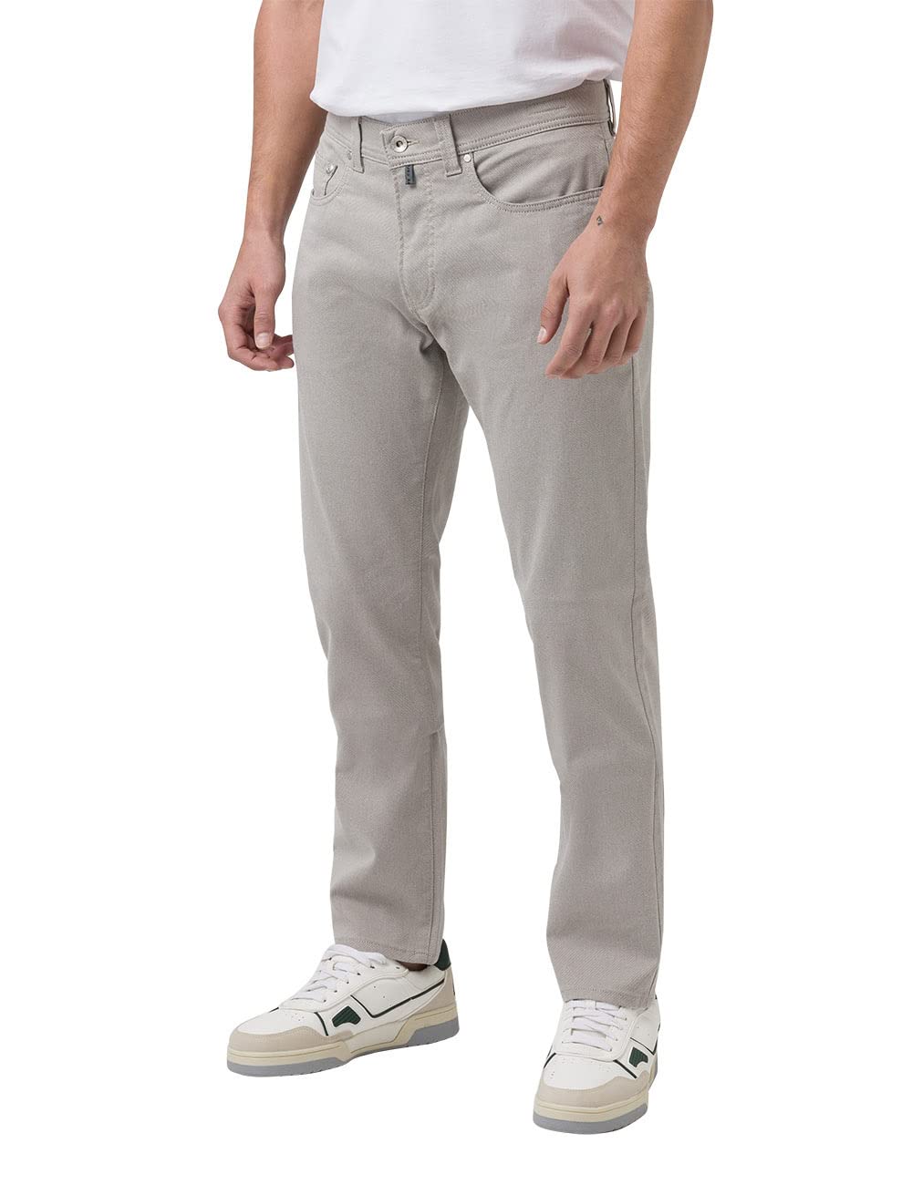 Pierre Cardin Herren Freizeithose Futureflex Lyon | Männer Hose | Tapered Fit | Pelican 4200 1110 | 33W - 30L