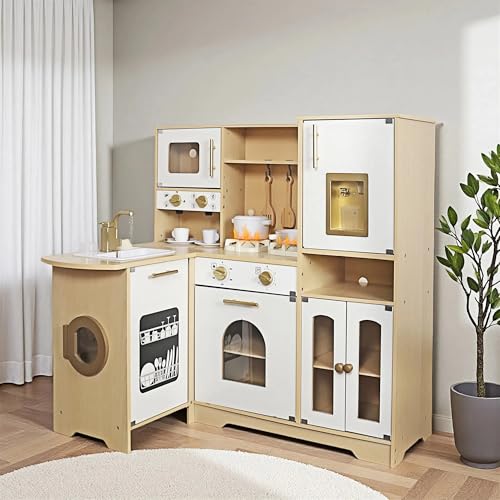 2-in-1 Water Dispenser Corner Play Kitchen