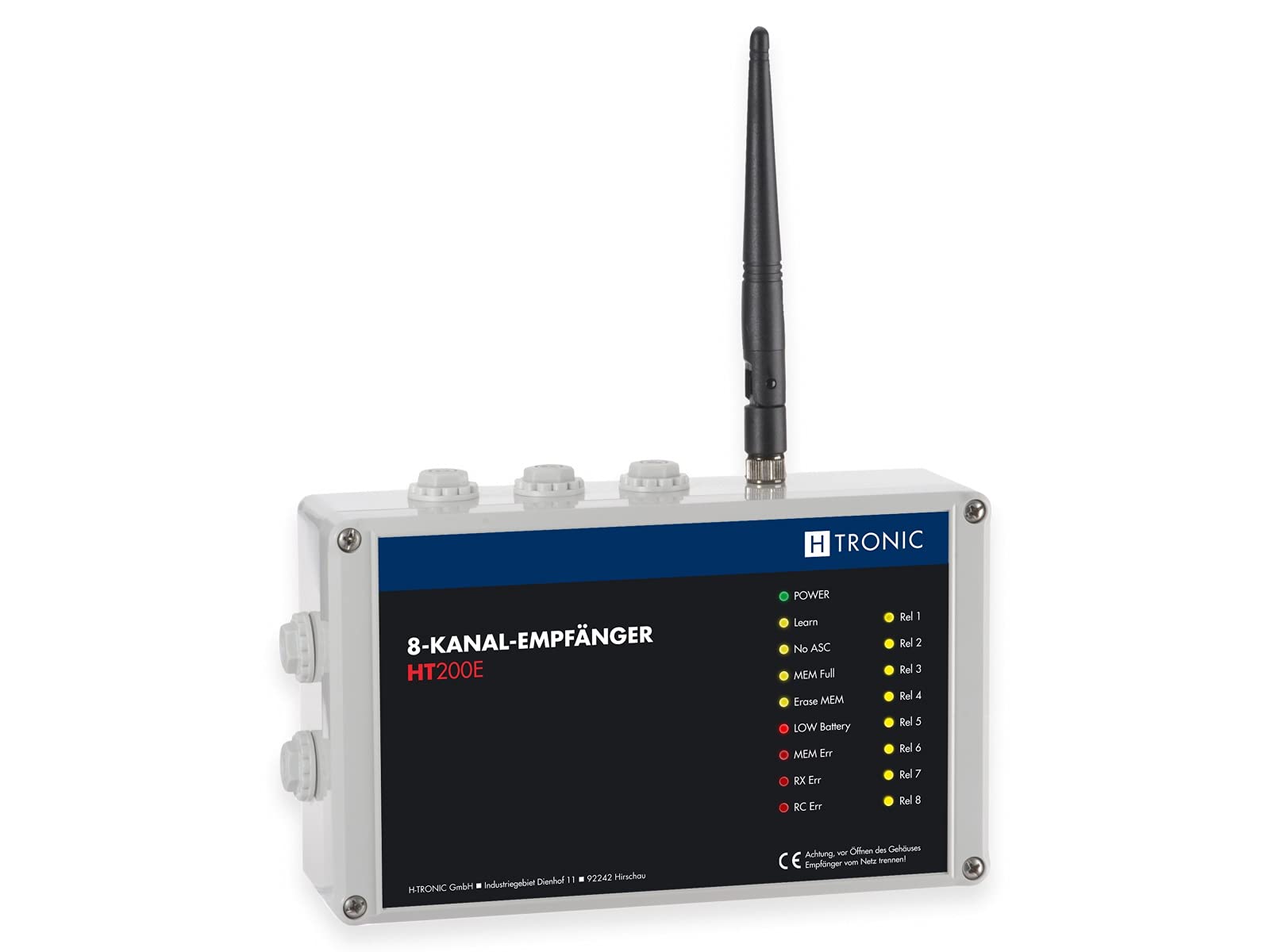 H-TronicHT200E 8-KANAL EMPF NGER 200M