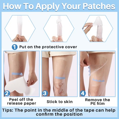 60 Pcs Tucking Tape Kit Include 30 Clear Tuck Yourself Tucking Tape and 30 Tubular Gauze Invisible T-tape for Trans Women, Transgender, Nb, Drag Queens, Crossdressing, Cosplayers3