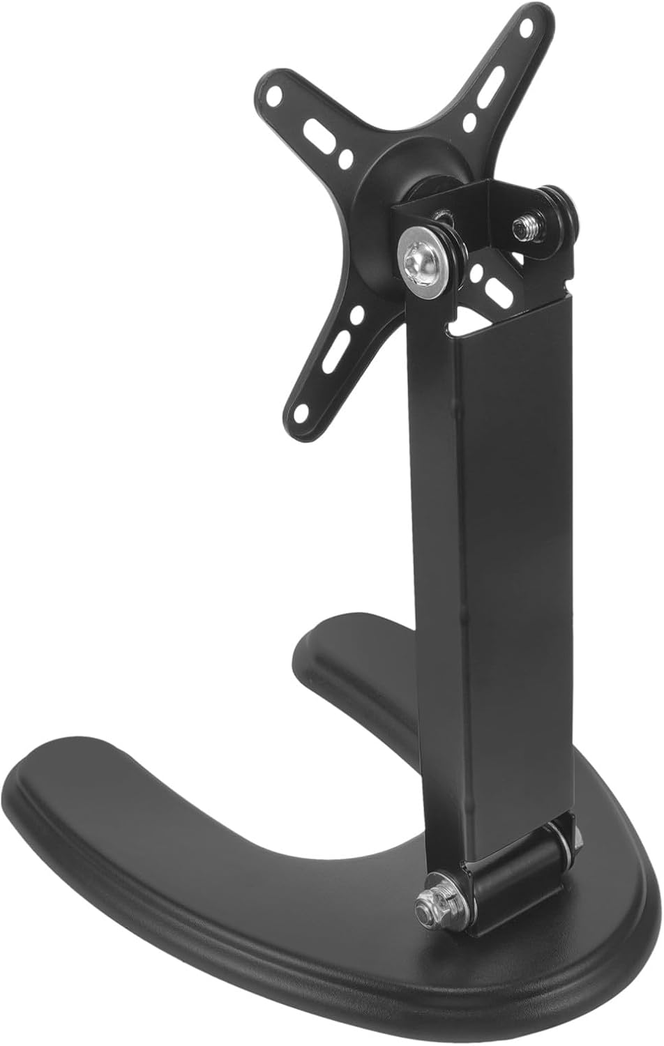 Levemolo Universal Tv Desk Stand Base for 14-27 Inch LCD Televisions, Plastic Panel Tv Mount Bracket with No-Drill Tabletop Support for Home and Office Use