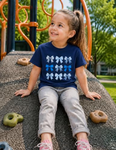 Image of Toddler Girls Clothes T-Shirt Short Sleeve Graphic Tee Cartoon Dinosaur 2-6T Girl Shirt Summer