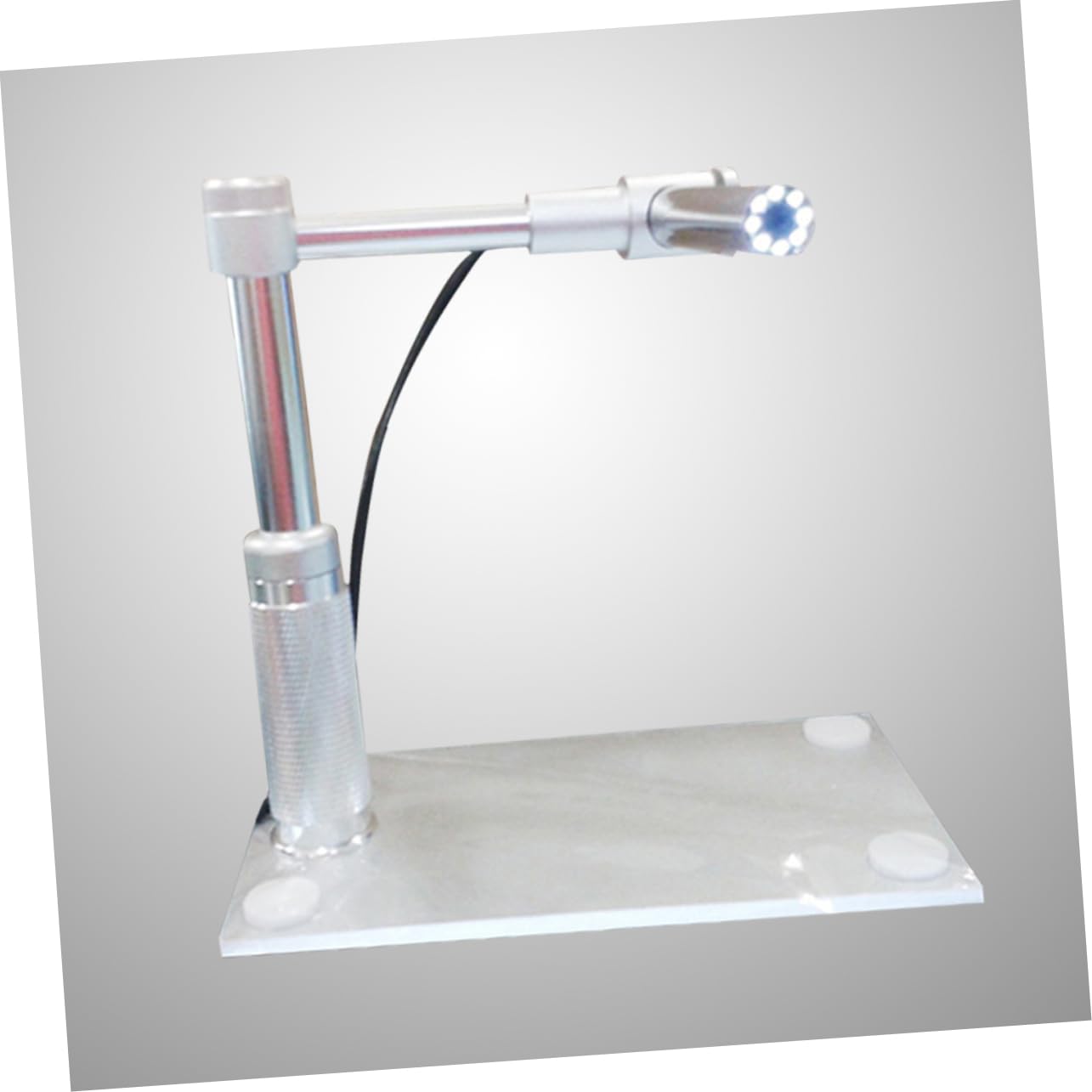DOITOOL Microscopio Digital USB 600x Portátil con Lupa para Estudiantes y Aficionados, Diseño Compacto con 8 Luces LED Ajustables, Compatible con Windows Xp/vista/7/8, Color Negro