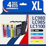 ✅️ Compatibilité étendue : Compatible avec Brother DCP-195C, DCP-585CW, DCP-385C, DCP-375CW, MFC-990CW, MFC-6490CW, MFC-490CW, MFC-5890CN, MFC-J615W. Assurez-vous une intégration parfaite avec votre imprimante.