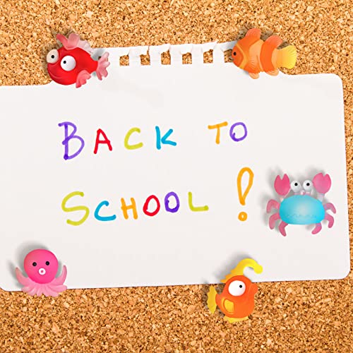 24 Pieces Cute Ocean Pushpins For Cork Board Thumbtacks Decorative Tropical Fish Push Pins Bulletin Board Tacks For Photos Wall, Maps, Bulletin Board, Cork Boards #TOP3