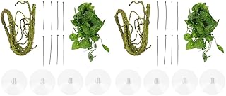 FRCOLOR 2 Conjuntos De Videiras Para Paisagismo De Animais De Estimação Répteis Escalador Da Selva Dragões Barbudos Videiras Lagartixas Répteis Videiras Falsas Simulação De