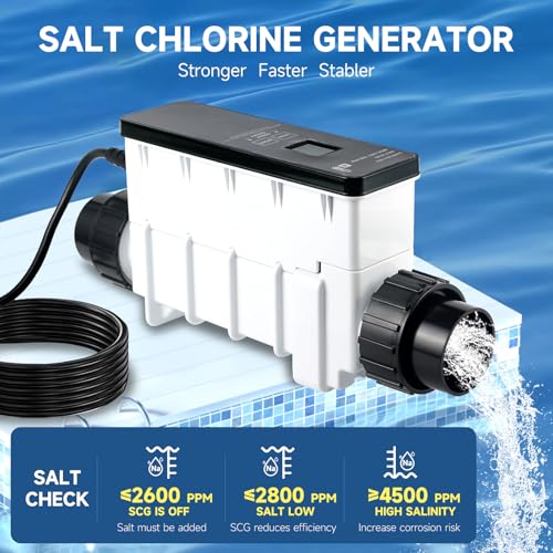IC40 Swimming Pool Salt Cell Fit for Pentair IntelliChlor IC40 Replaces EC-520555 520555 - Suitable for up to 40,000-Gallon Saltwater Pool Chlorination Systems - Chlorine Generator