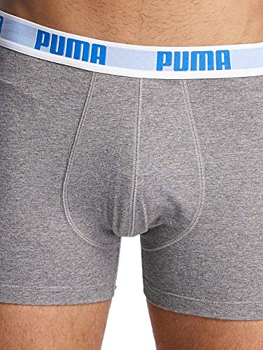 Preisvergleich Produktbild Puma Herren Boxershorts Basic 2er Pack, blue / grey, M, 521015001