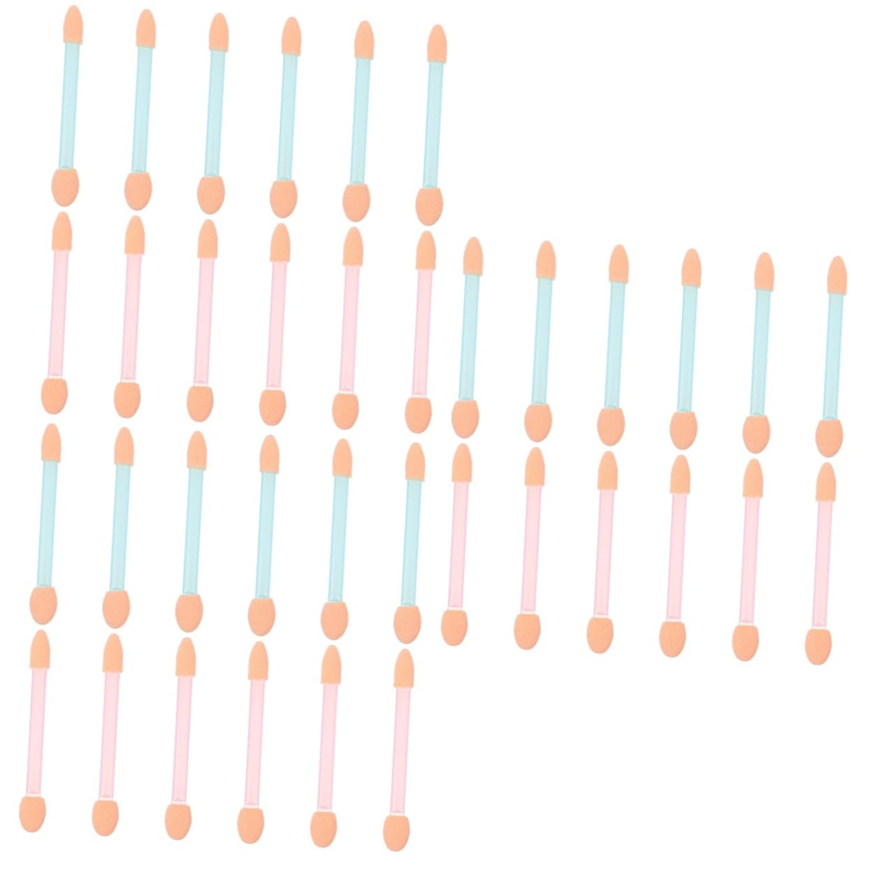 FOMIYES 3sets Eye Shadow Sponge Brush Makeup Eyeshadow Applicators Eyeshadow Brush Kit 24pcs*3 Random Color