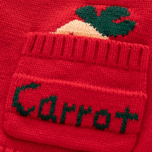Image of Cute Cartoon Rabbit Baby Girls Toddler Vest Warm Sleeveless Jacket Knitted Spring Winter Kids Waistcoat Easter Bunny Style