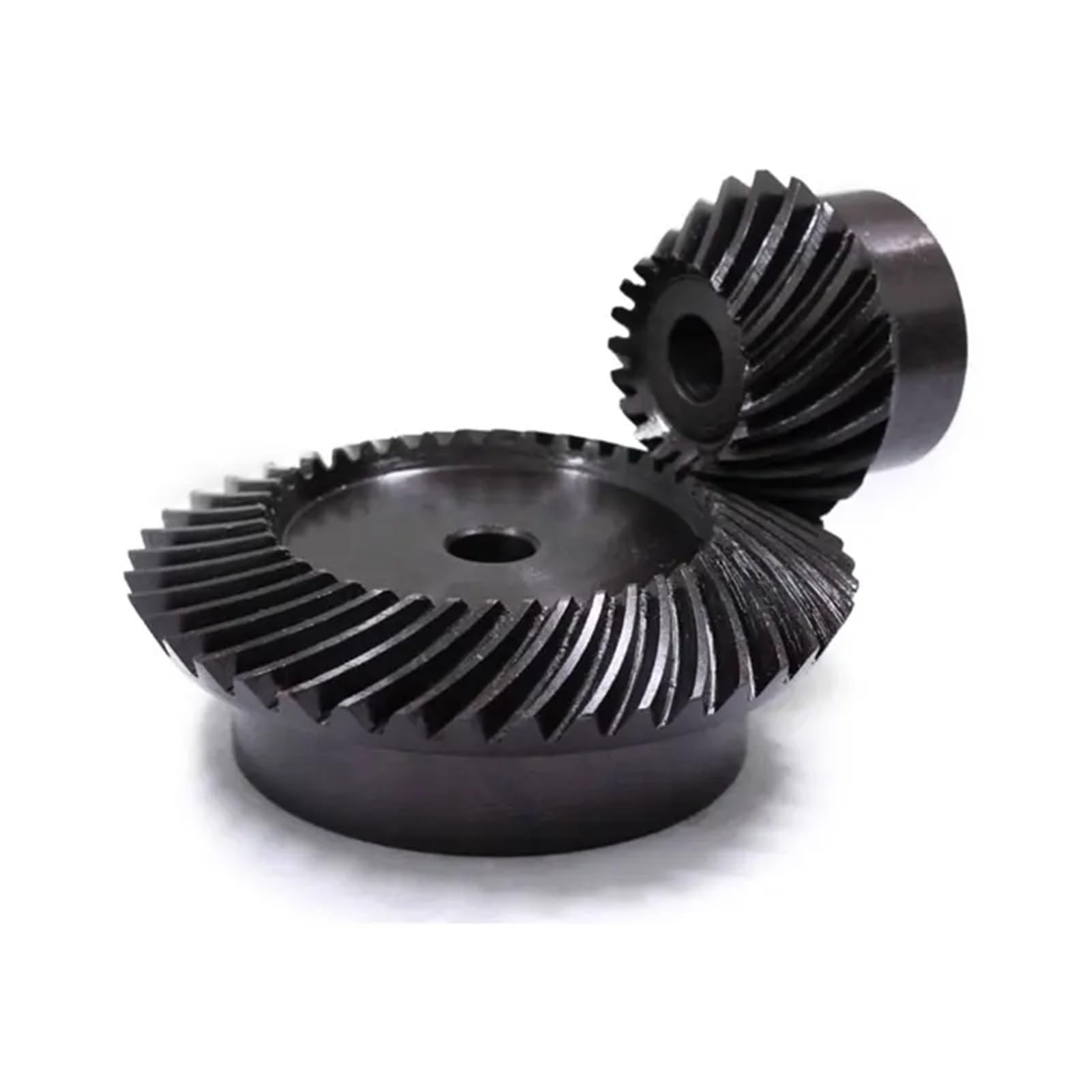 45# Stahl 1M 20T bis 40T Spiralkegelrad M1 1:2 90 Grad Verhältnis Durchmesser 6mm Loch 1Set