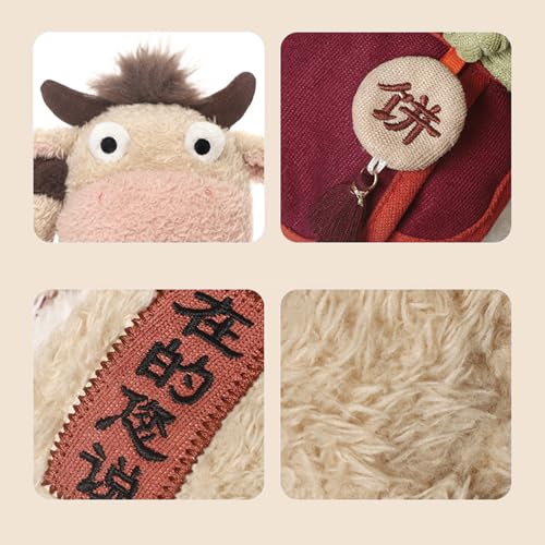 Cheval en peluche doux de 28 cm, mini jouet de compagnie et collection - 7