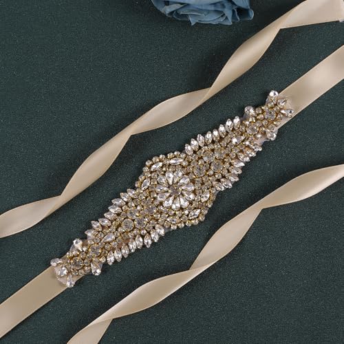 Crystal Bridal Belt for Wedding Gown Wedding Dress Belts with Rhinestones for Women2