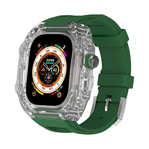 Eviter rayures Apple Watch 44 45 mm kit housse bracelet sport MOD