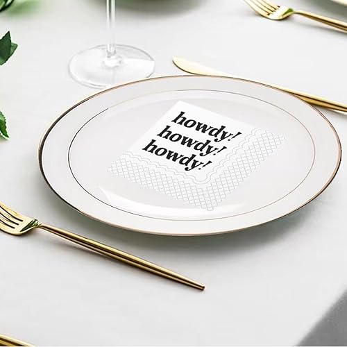 Miniatura 4 de SharkBliss Howdy Servilletas de cóctel, Howdy Servilletas de cóctel de papel para vaquera occidental disco Last Rodeo Nashville despedida de soltera