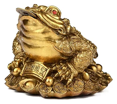 Grenouille de Fortune Feng Shui Décoration Salon et Bureau