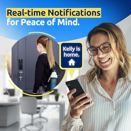 LOCKSTAR® Smart Door Lock • Keyless Entry Deadbolt Door Lock • Multiple Entry Methods – APP • Fingerprint Touch ID • Keypad Code • Card FOB • Traditional Key • Smart Home Devices thumbnail 4