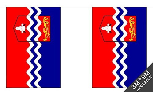 Flagtex Herefordshire Fabric Bunting – 9m with 30 Flags – Premium Indoor & Outdoor Decoration — image 1