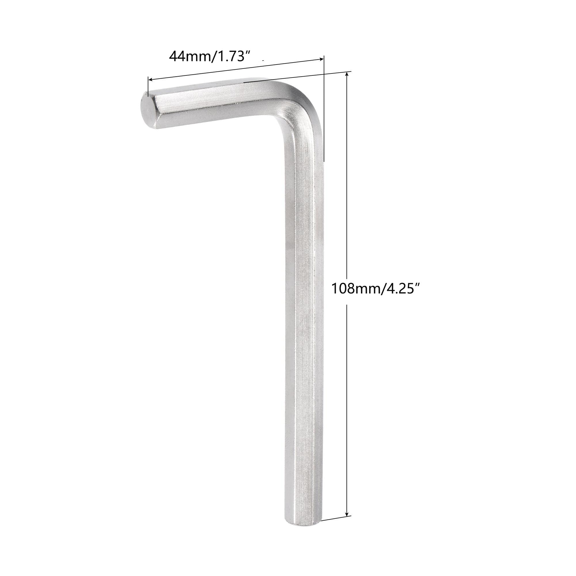 TOP-VIGOR 1Pcs 8mm Hex Key Wrench, Metric CR-V L Shaped Allen Key Imperial Hexagon Head Spanner Tool for Repairing Installation - Image 2