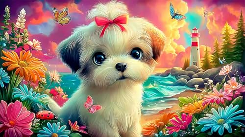Shih-Tzu Puzzle de 1000 Piezas para Juguetes Infantiles Juegos de Puzzles estimulantes Cartón 100% Reciclado 38x26cm/1000pcs