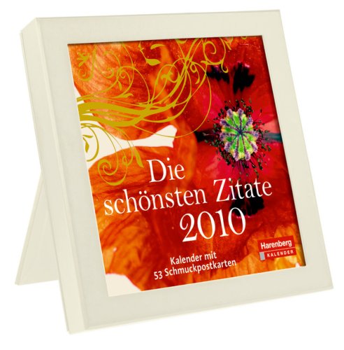 Harenberg Premium-Kalender im Rahmen Die schönsten Zitate 2010