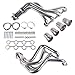 Headers with Metal Gasket Replacement for FORD F100 1969-1979 5.0L RWD 302, Stainless Steel