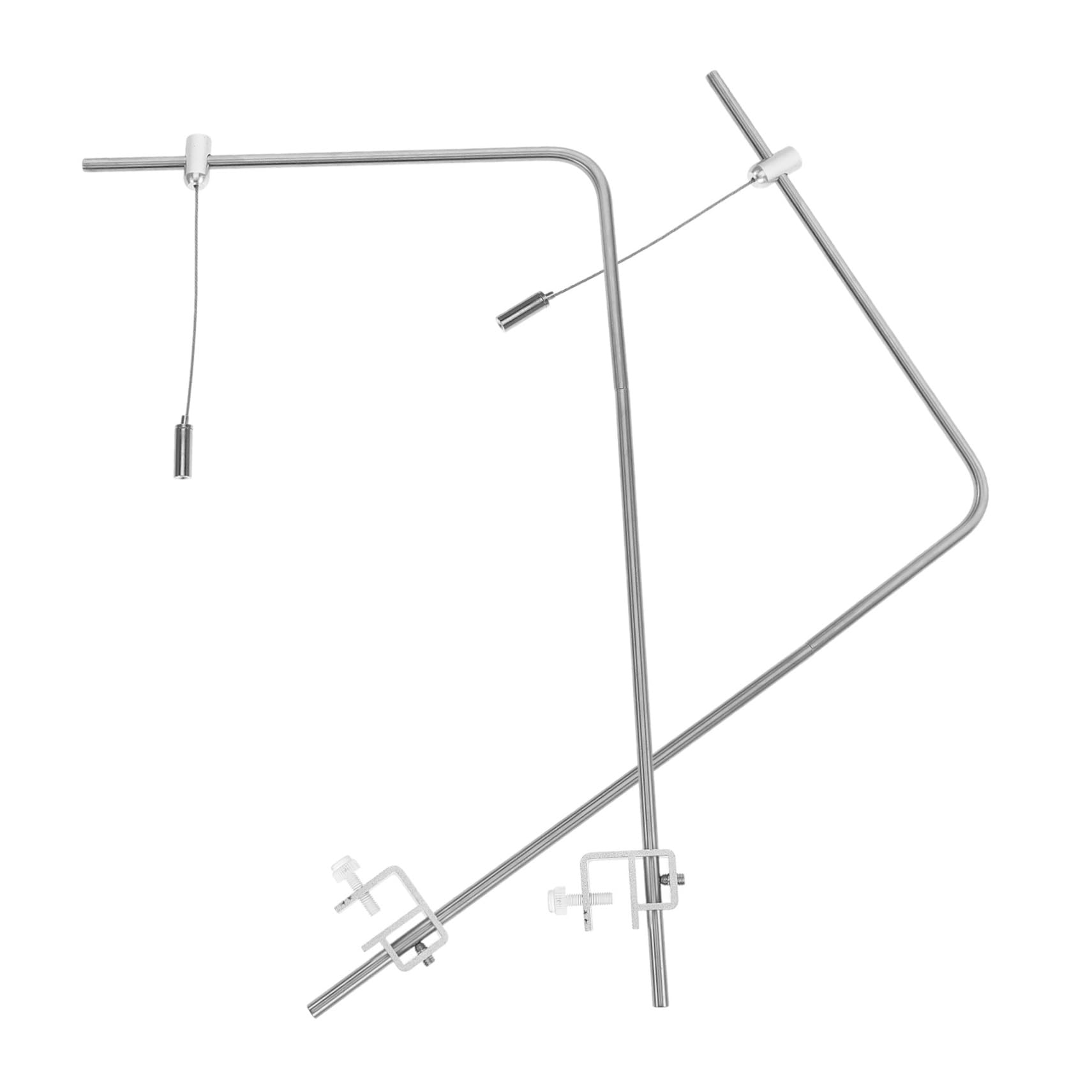 1para Regulowanych Uchwytów Do Lamp Akwariowych Aluminium Wszechstronny Stojak Oświetlenie Do Akwariów Zbiorników Wodnych Idealny Instalacji Lamp Dla Miłośników Ryb